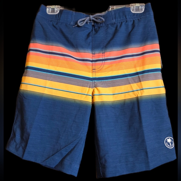 Trinity Coast Other - Men's Trinity Coast Blue Striped Swim Shorts - NWT!